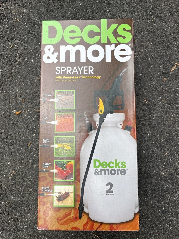 Deck and more Smith 2-Gallon Plastic Handheld with Adjustable Spray