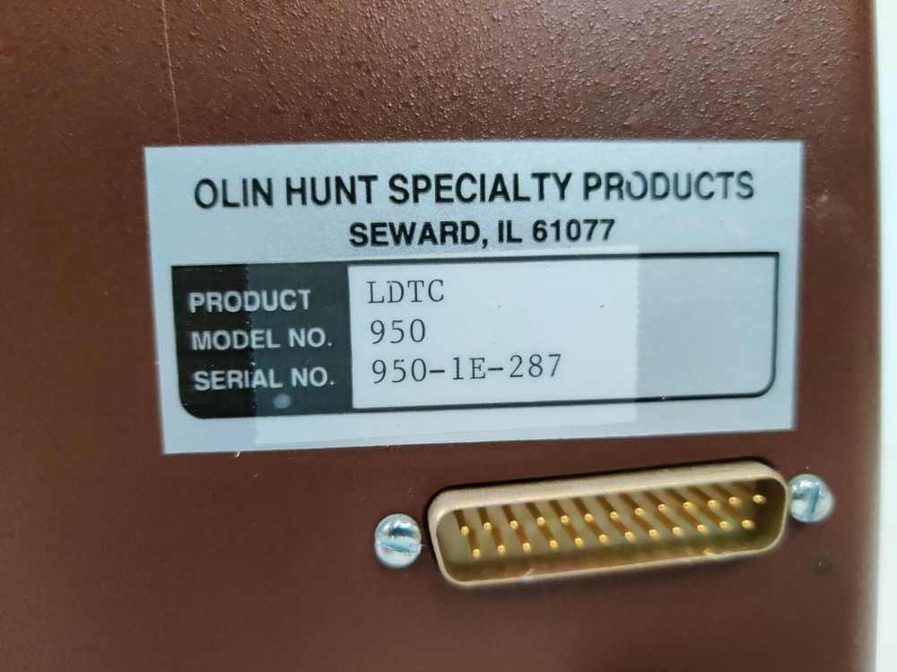 Olin Hunt LDTC 950 Temperature Controller Liquid Source Bubbler
