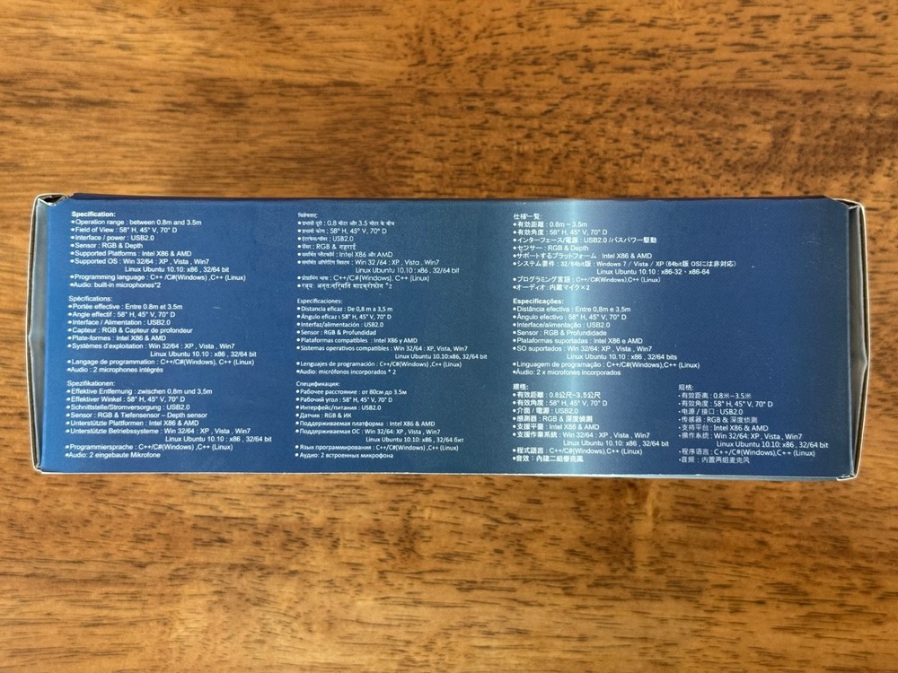 Asus Xtion Pro Live RGB and Depth Sensor for Developers