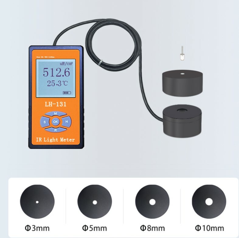 [LH-131 IR Light Meter Infrared Light Irradiance.Power Meter 3000W/m² 760~1100nm