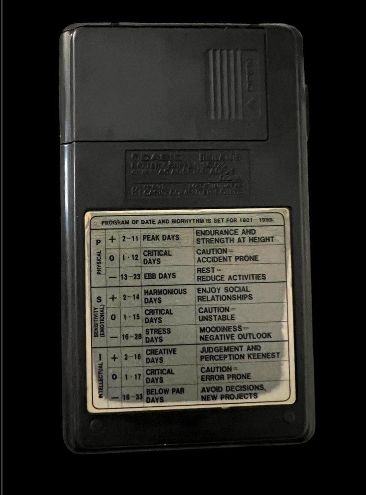 Vintage - Casio - Biolator Calculator Made in Japan