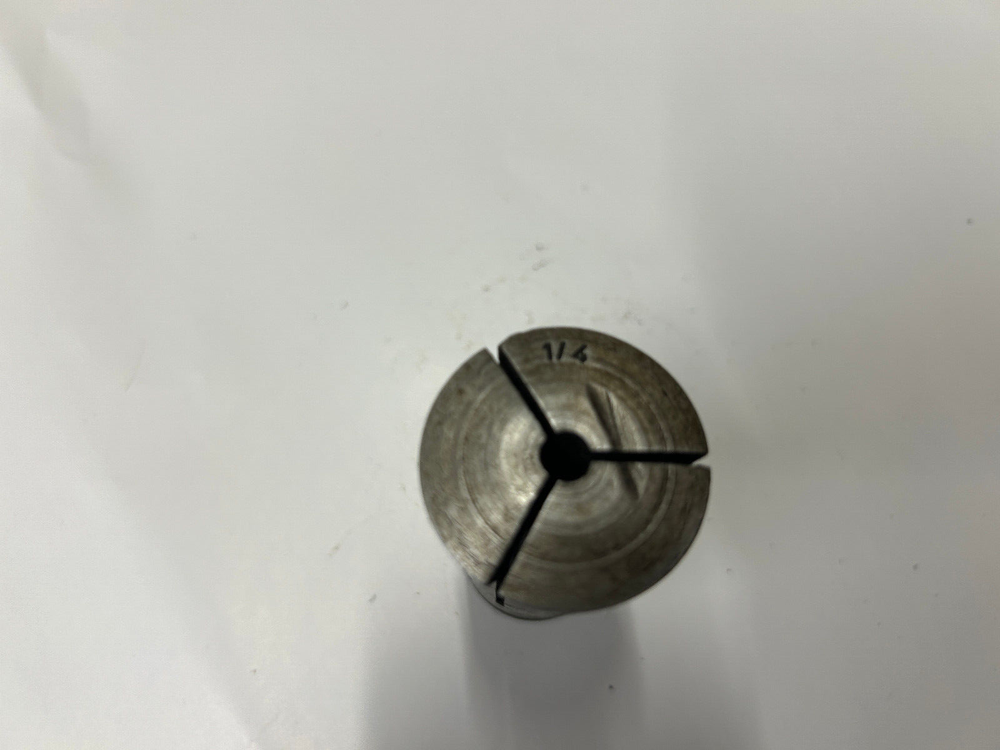 1/4" Steel Round 5C Collet w/Internal Threads