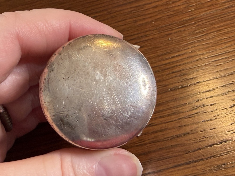 Antique 800 Silver Snuff Box - Well Marked