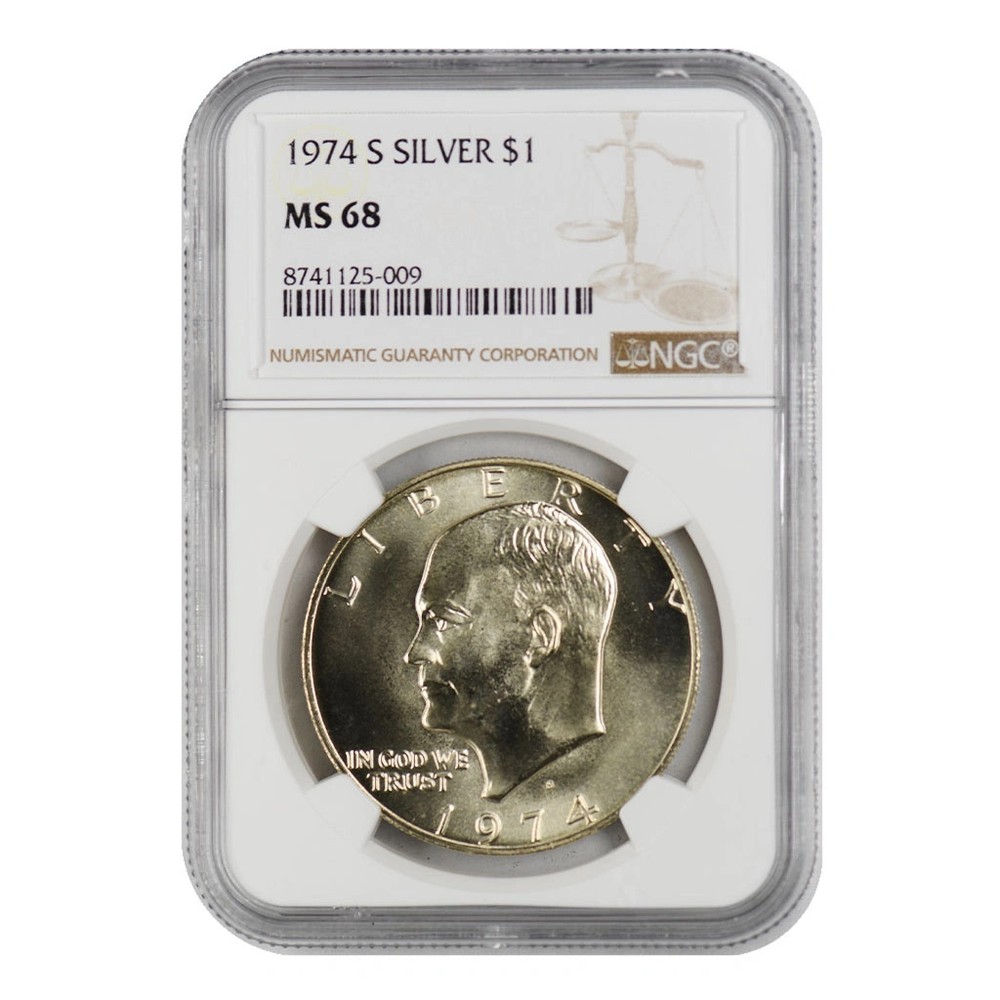 1974-S Eisenhower Dollar NGC MS-68