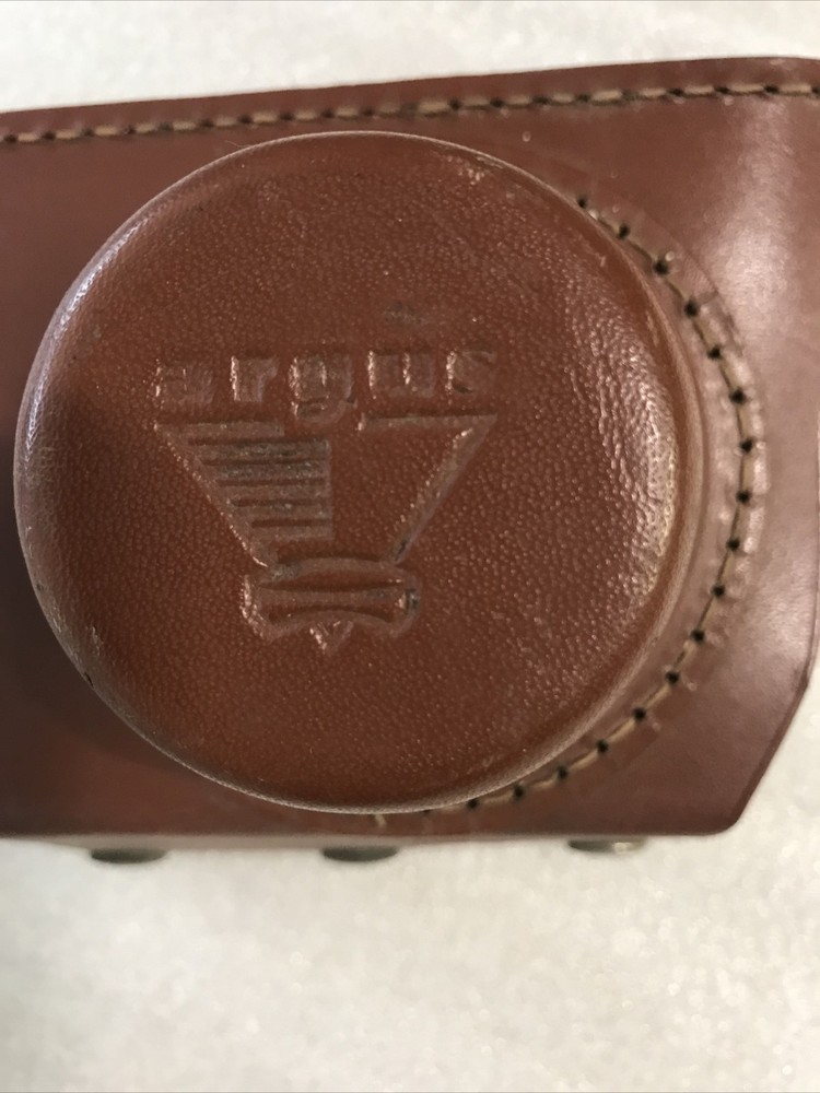 Argus Camera Leather Case Top Half Only