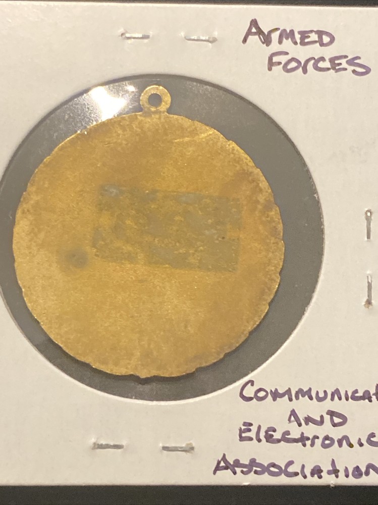 Armed Forces Communication And Electronics Medallion Token Undated