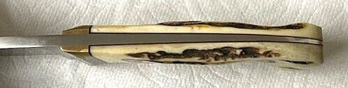 VERY NICE J. SORNBERGER DROP POINT STAG HANDLED KNIFE