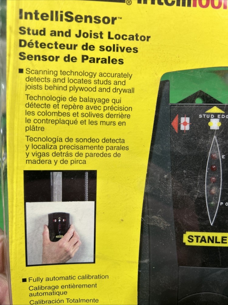 STANLEY IntelliSensor Plus Electronic Stud Finder Sensor Model 77-100