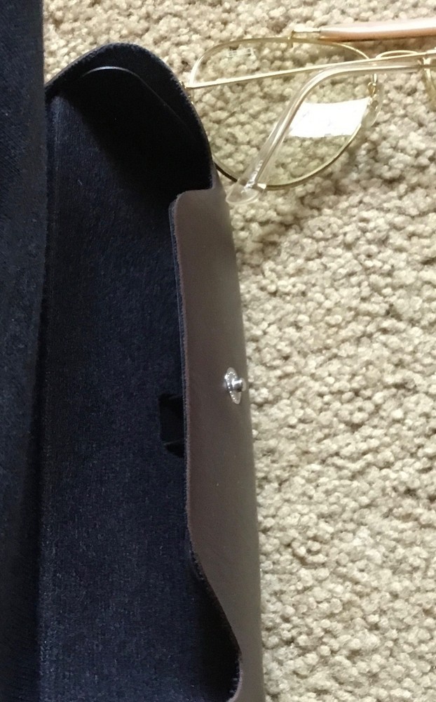 Protective Optics shooting glasses with case