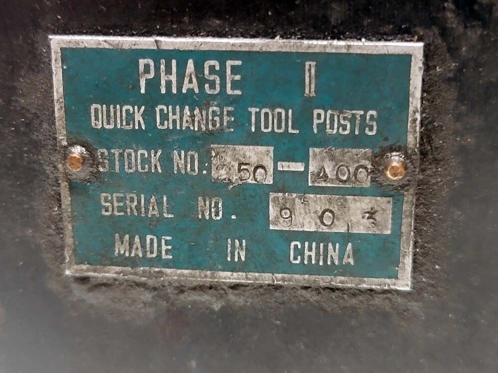 Phase 1, CA Tool post, piston type,( Inv. 48080)