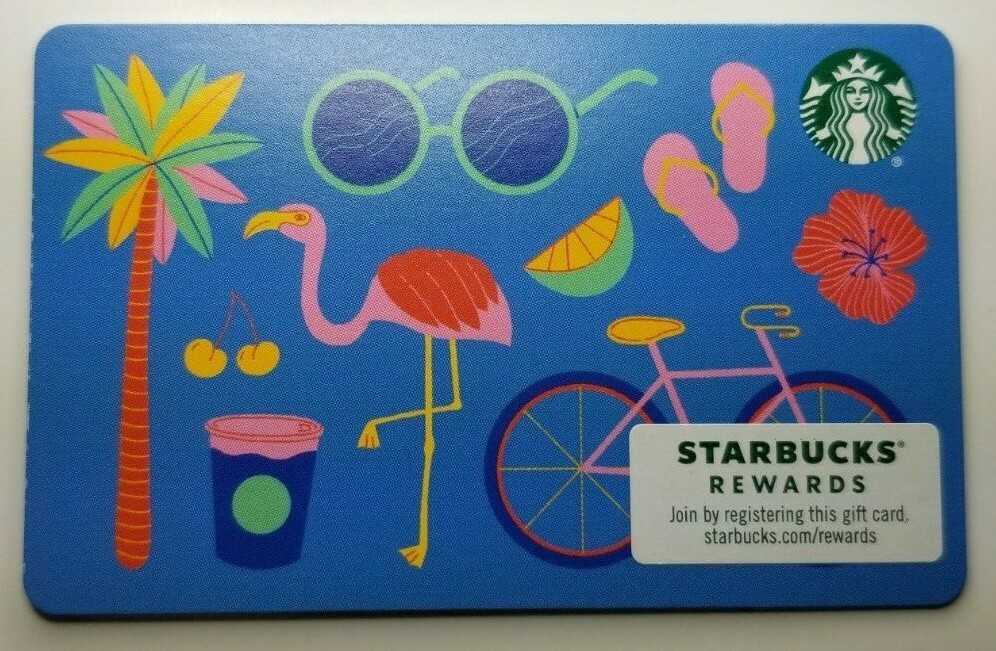 Starbucks Card 6182 -Summertime 2020