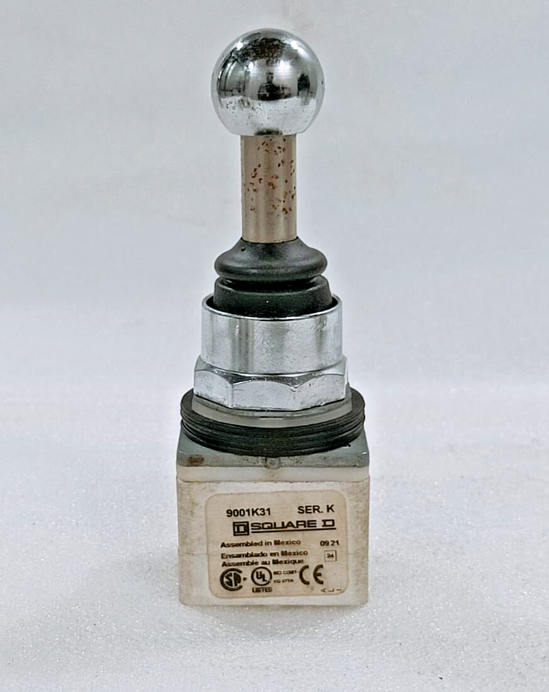 SQUARE D Joystick Controller, Harmony 9001K Series, 3 Positions, Spring Return