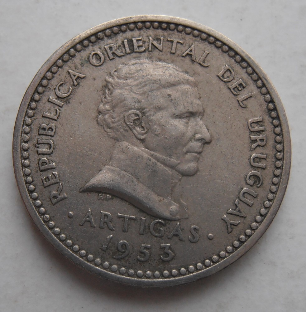 URUGUAY 5 CENTESIMOS 1953