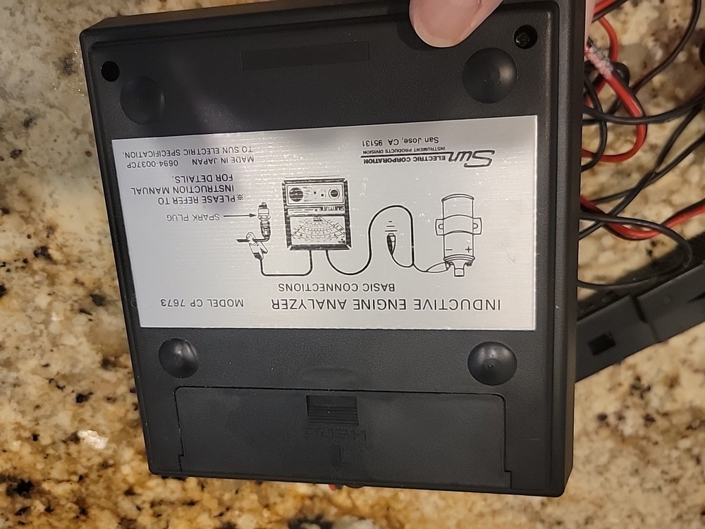 SUNTUNE Inductive Engine Analyzer Model CP7673 Working Condition