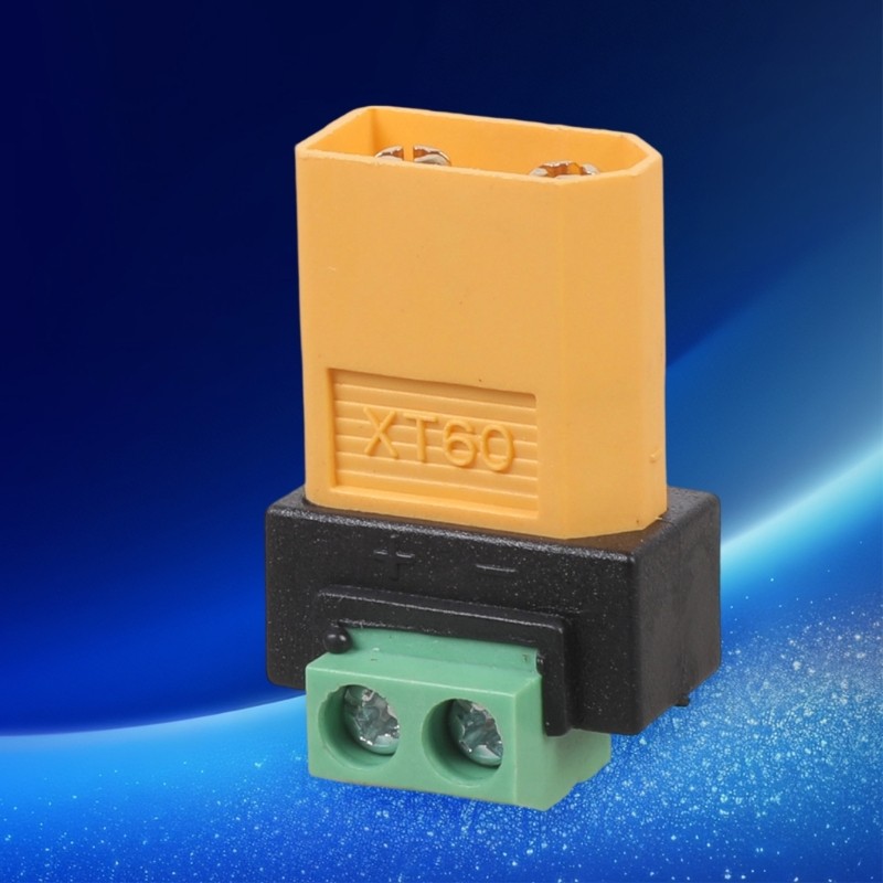 No Solder XT60 Plug With 2Pin Adapter For Energy Storage Solar Panel Devices