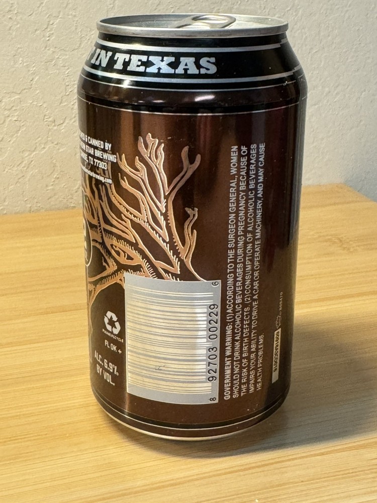 Southern Star Winter Warmer Ale - Empty Beer Can - Conroe, Texas