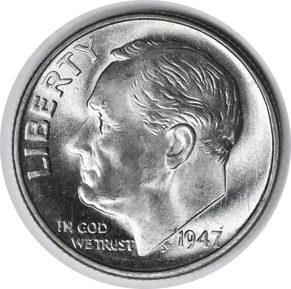 1947 S Roosevelt Dime 90% Silver BU Uncirculated