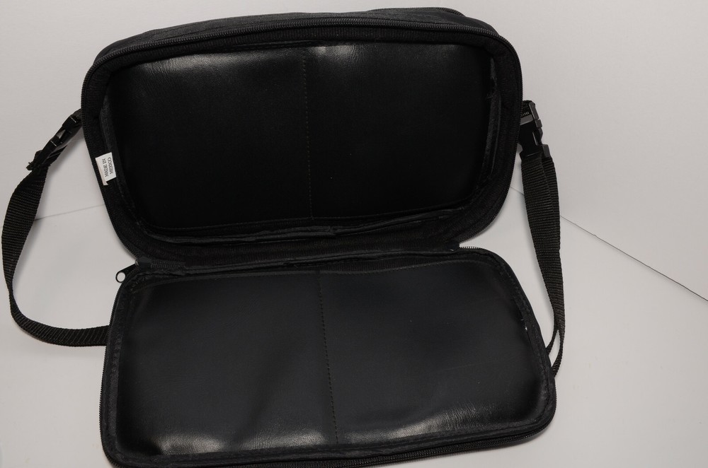 Discwasher CD Player Case Strapped Carrying Case - Black Nylon