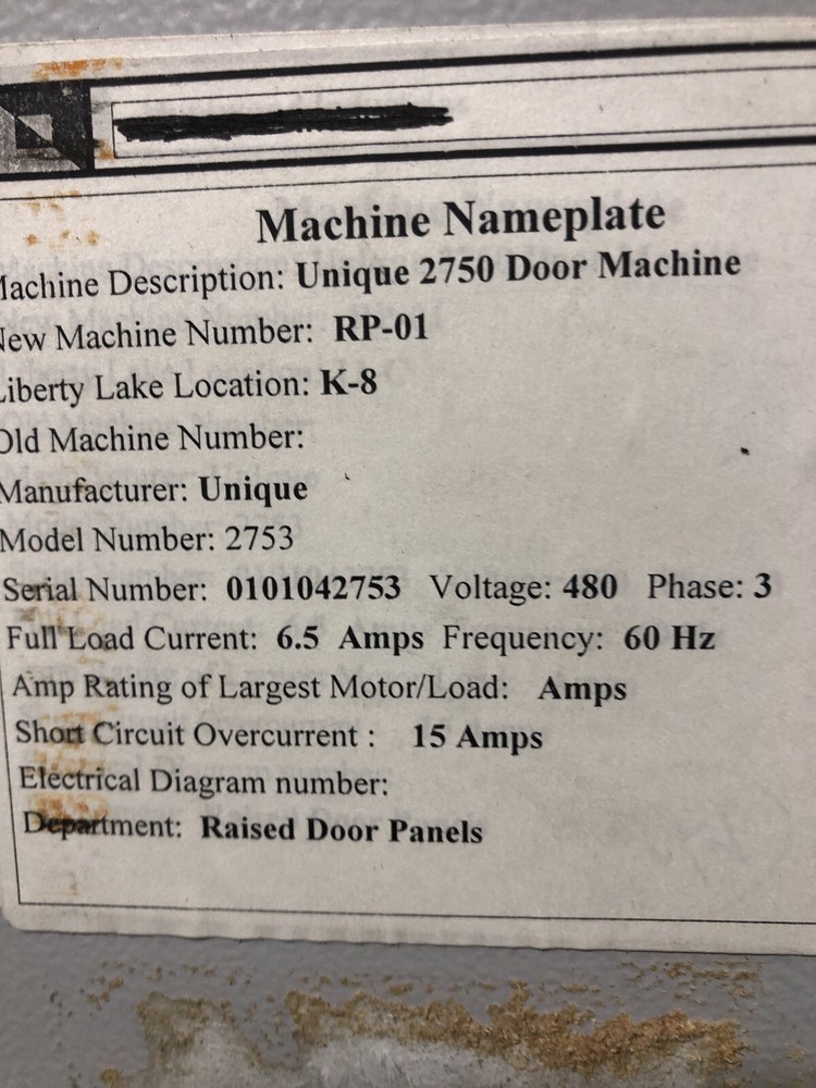 CNC UNIQUE Arched door machine