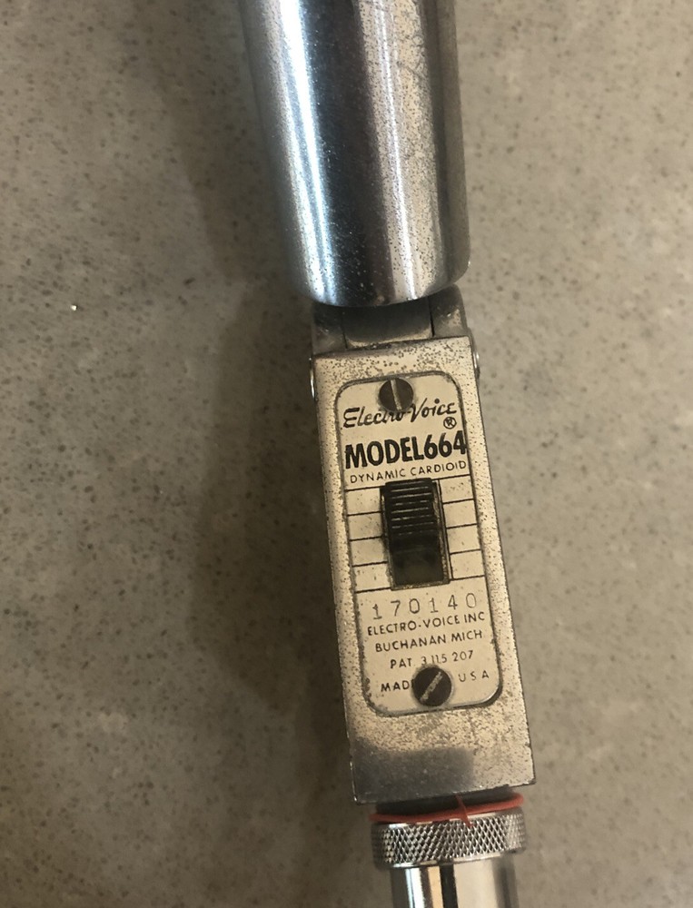 Electro-Voice Microphone Model 664 with cable