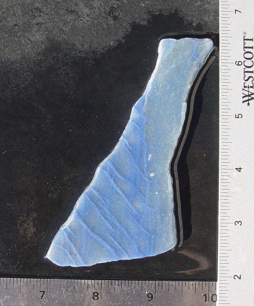 Blue Quartz Lapidary Slab T1310