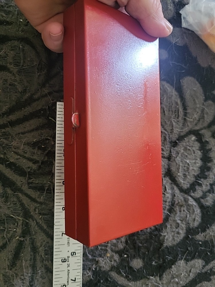 Vintage Snap-On Midget Socket EMPTY Metal Box