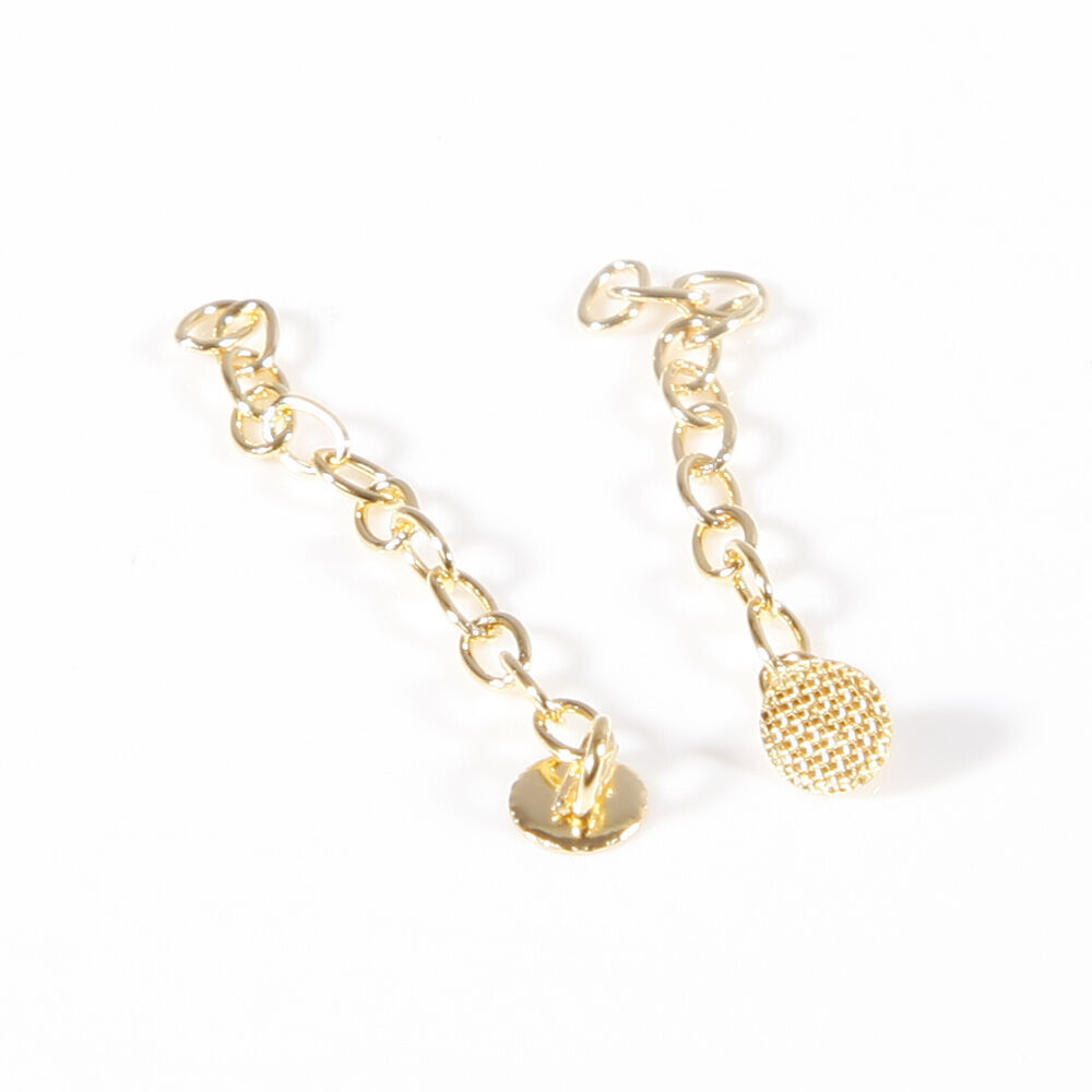 2 Pcs/Pack Dental Traction Chain Lingual Buttons Round/Rectangle Traction Chain