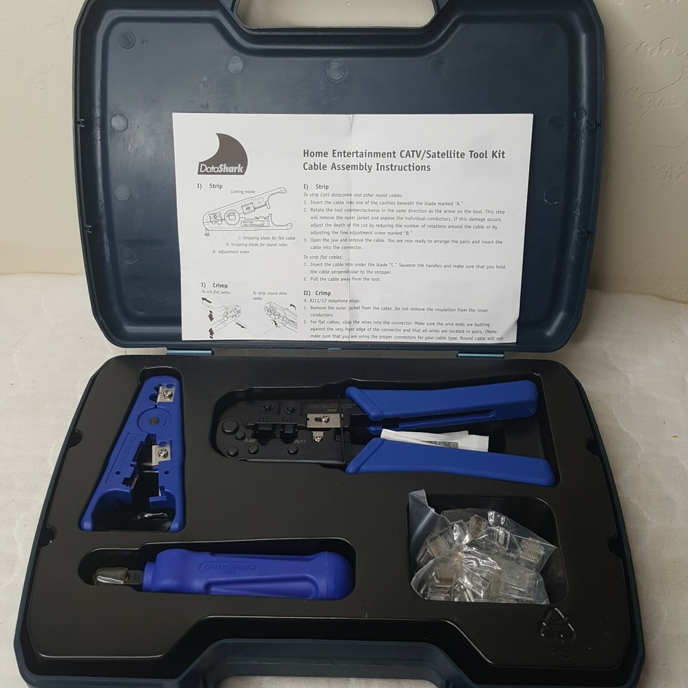 DataShark Digital Cable and Satellite Tool Kit  w Case  PA70007