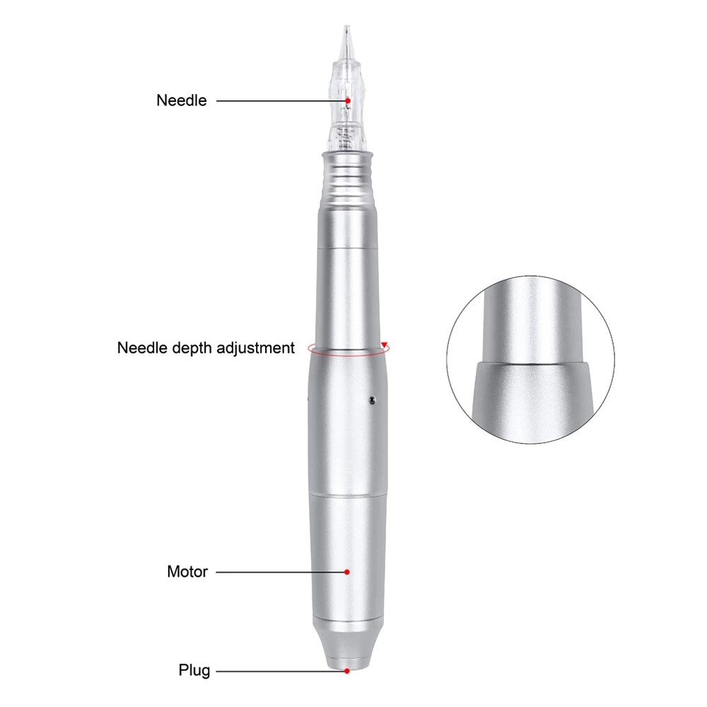 Permanent Makeup Machine - BIOAMSER Permanent Makeup Tattoo Machine Kit with Pen