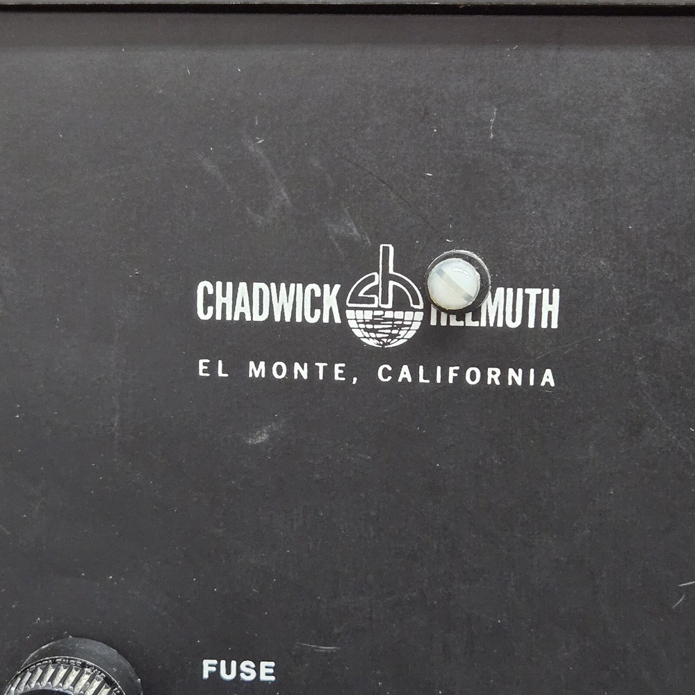 Chadwick Helmuth Strobex Model 278 Xenon Arc Strobe/Flash Lamp & 238 Controller