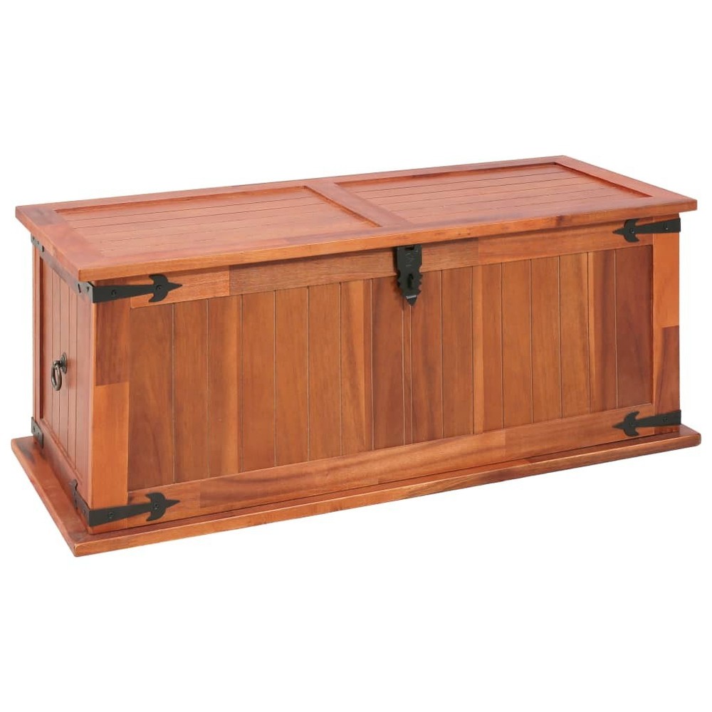 NNEVL Storage Chests 3 pcs Solid Acacia Wood