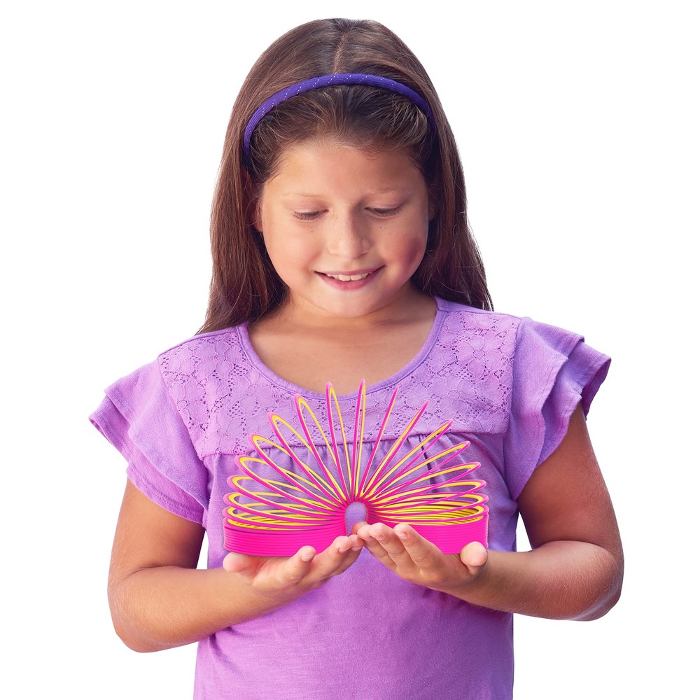 Slinky the Original Walking Spring Toy, Plastic Small, Multicolor
