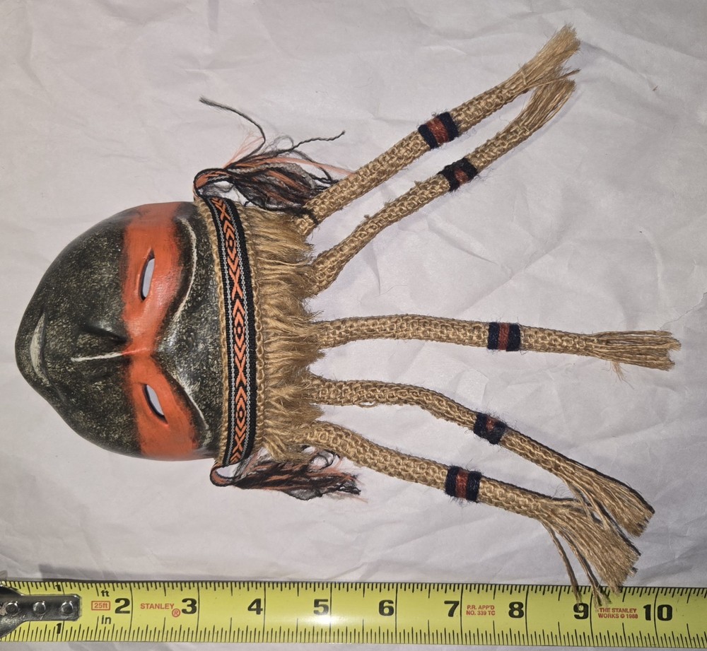 Inca Offering Mask From Peru 10" × 4"