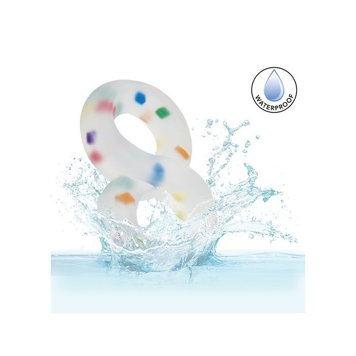 CalExotics Alpha Liquid Silicone Crazy 8 Party Ring