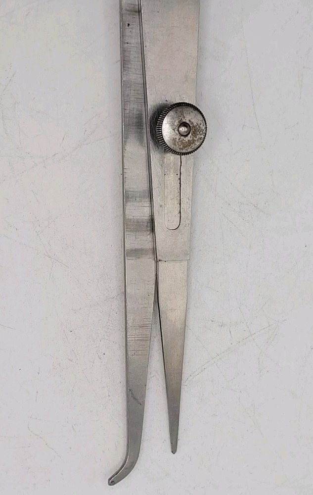 Starrett No.42-8 Inside Hermaphrodite Lock Joint Calipers, 8" Leg