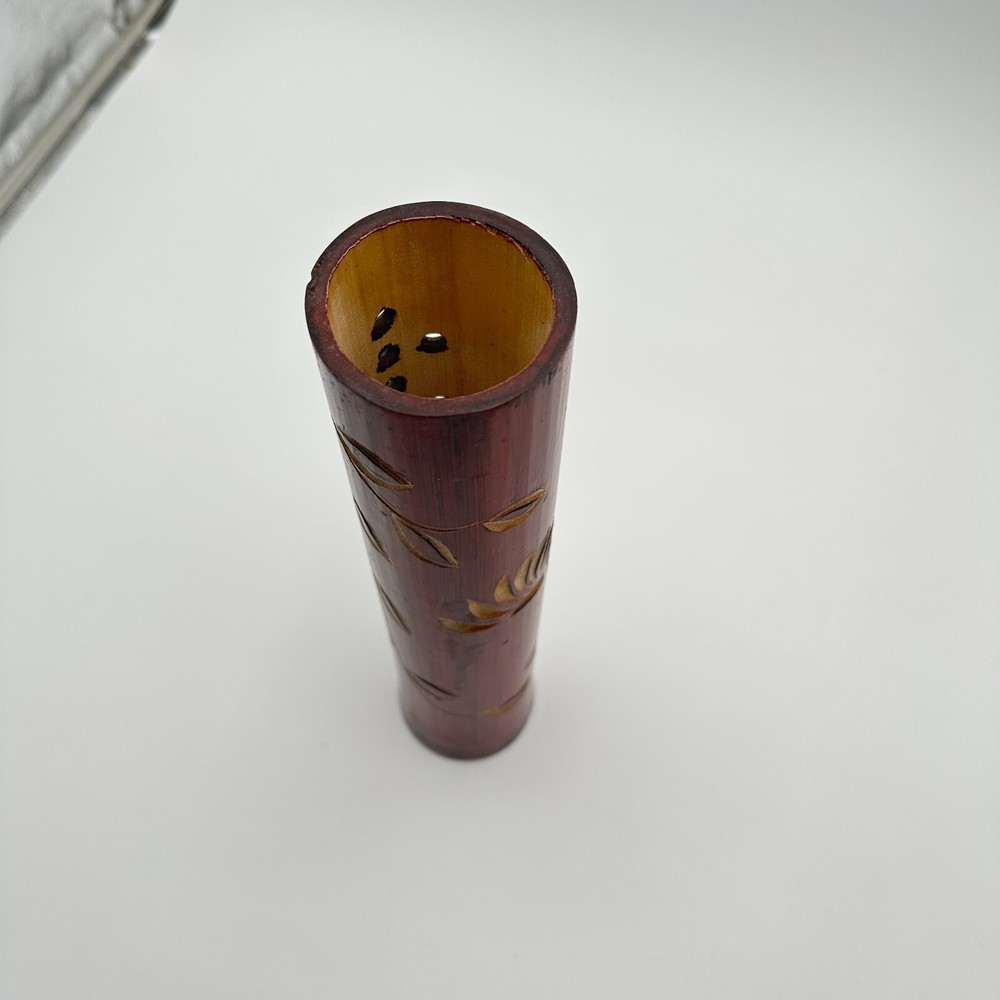 Bamboo Carved Incense Burner / Holder