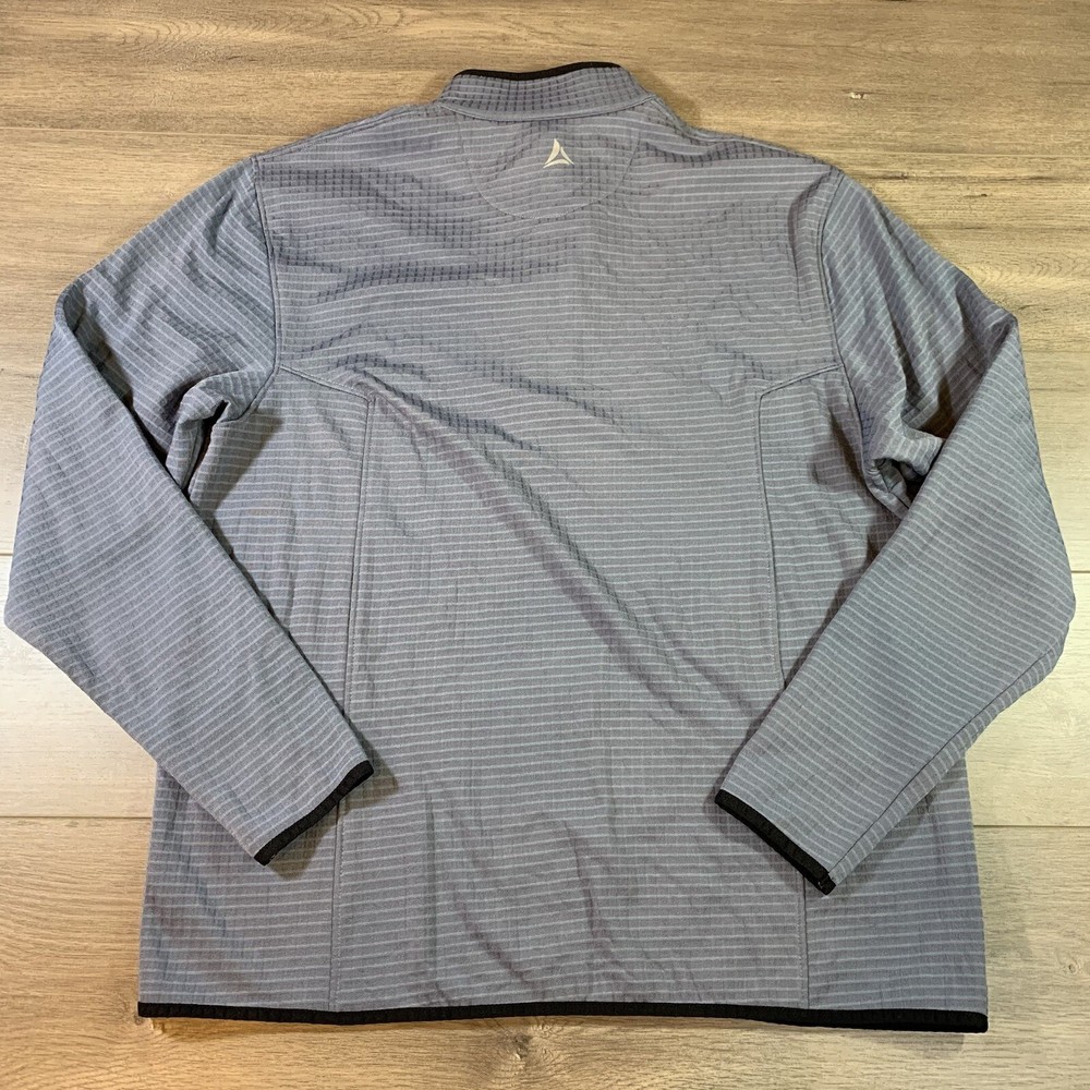 New Bermuda Sands Storm Dri 1/4 Zip Golf Pullover Jacket Gray Men’s Large