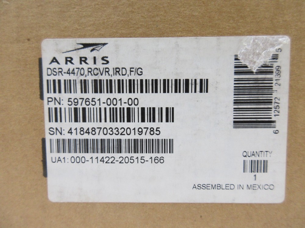Arris DSR-4470 Commercial Integrated Satellite Receiver, Decoder HEVC, MPEG-4 HD