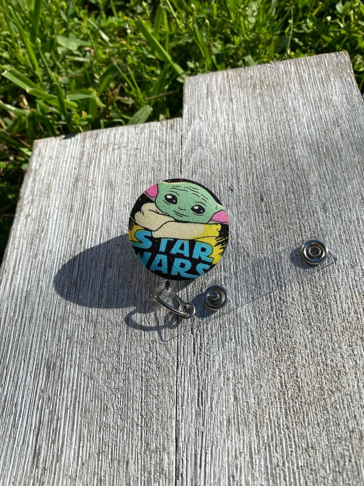Baby Yoda Badge Reel
