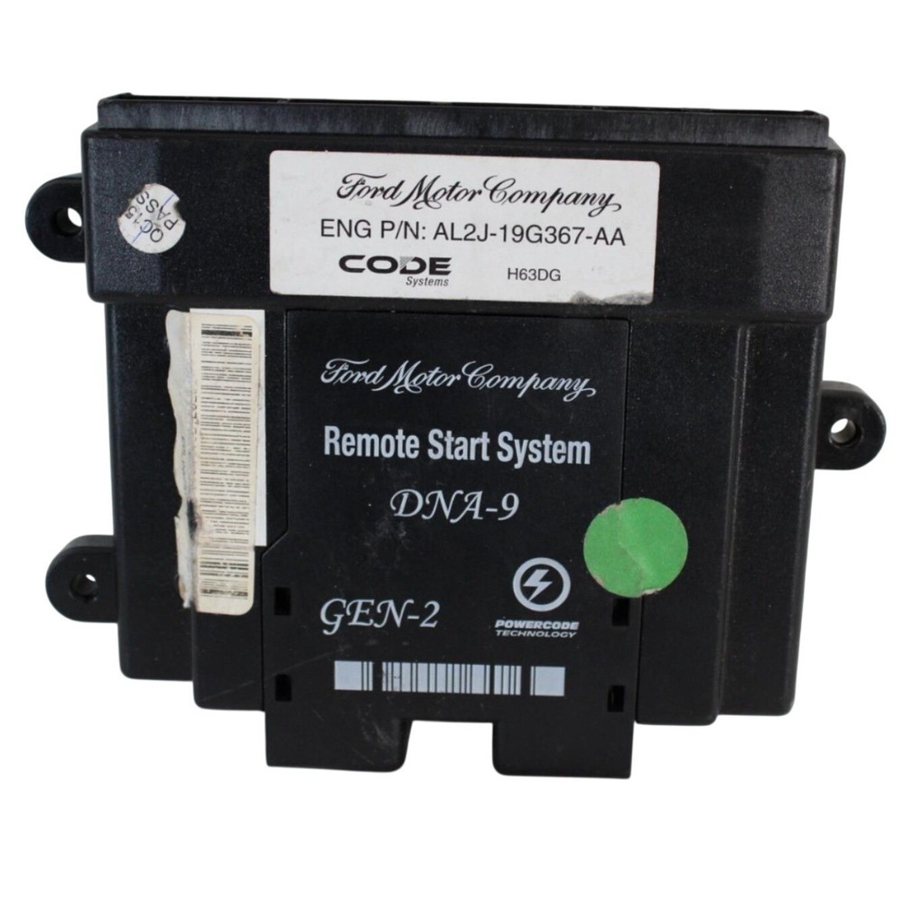Ford Remote Start System Module DNA-9 GEN-2 AL2J-19G367-AA Powercode Technology