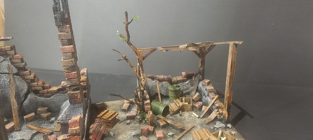WW II diorama 1/18