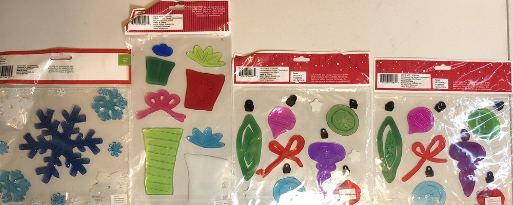 Christmas, Etc., Window Gels