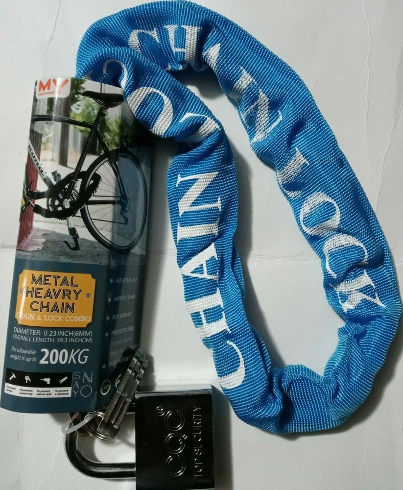 My Merchandise Maximum Security Square Chain & Sleeve 3/8" Diameter Chain Link