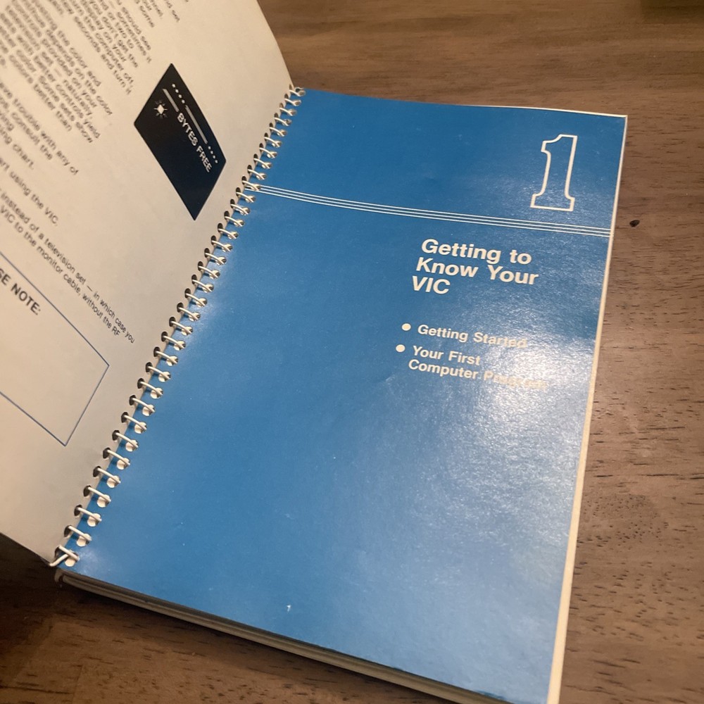 1981 Personal Computing on the Vic 20: A Friendly Computer Guide, Spiral Bound