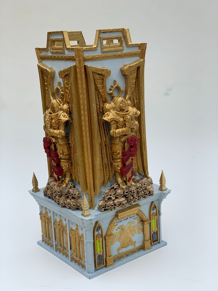 Gothic Redemption Tower Terrain Unpainted Scenery Structure for Tabletop Gaming