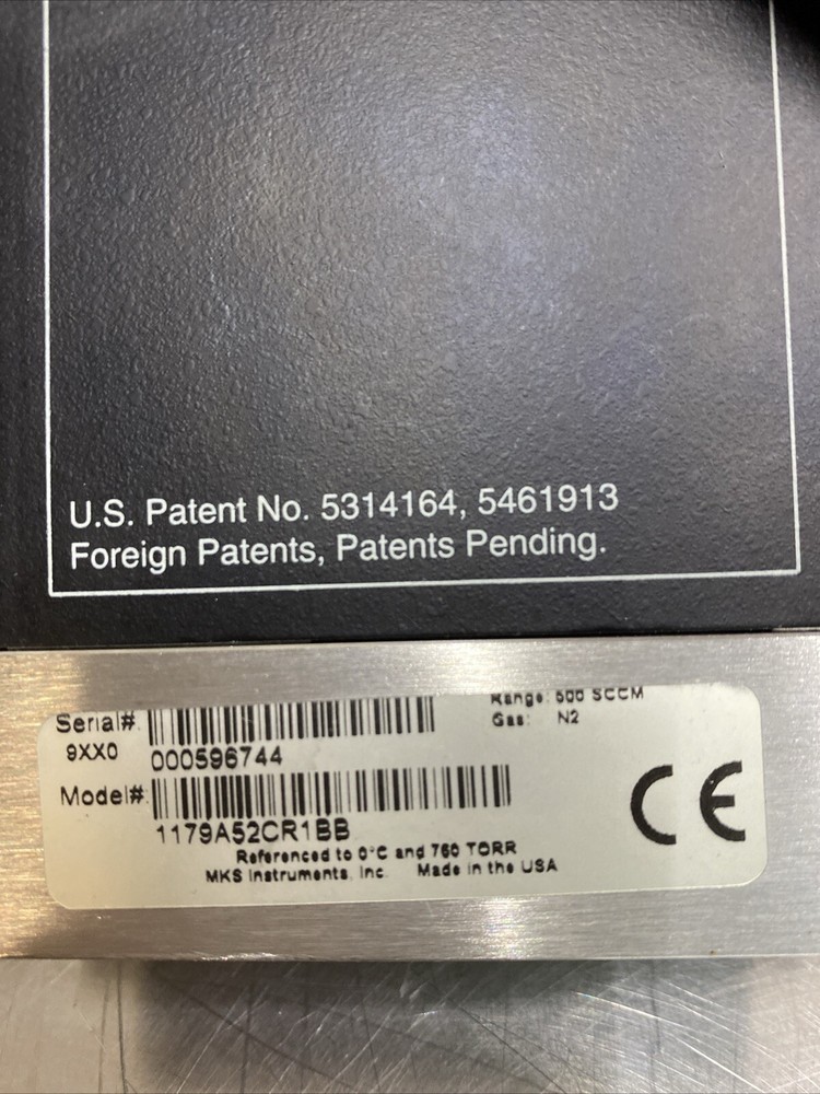 MKS Mass-Flo Controller 1179A52CR1BB