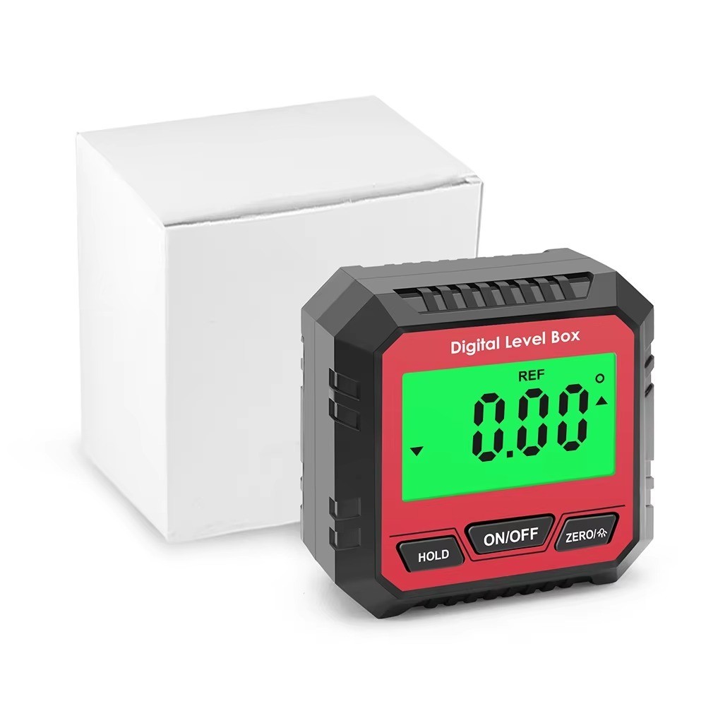 360 Degree Digital Angle Finder Level Box Protractor Bevel Ruler