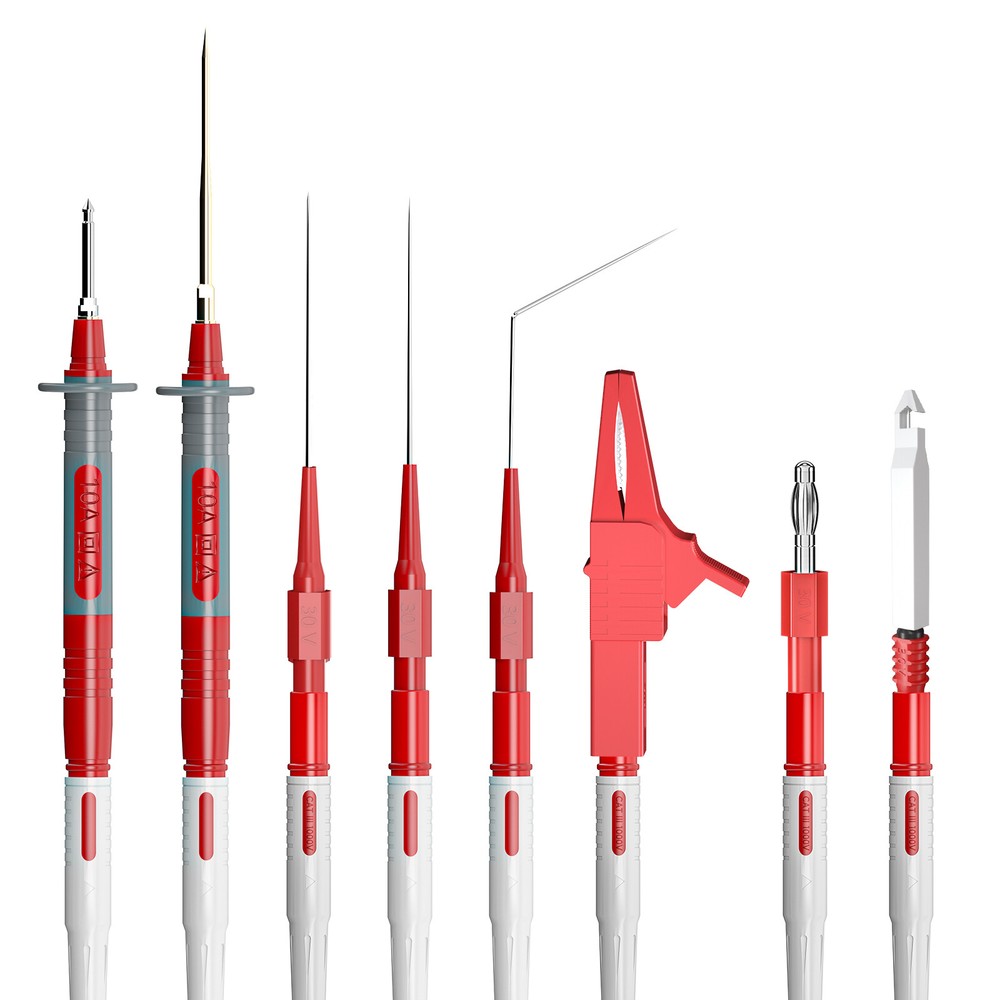 57PCS Back Probe Set Multimeter Test Lead Kit with Replaceable Probe Banana Plug