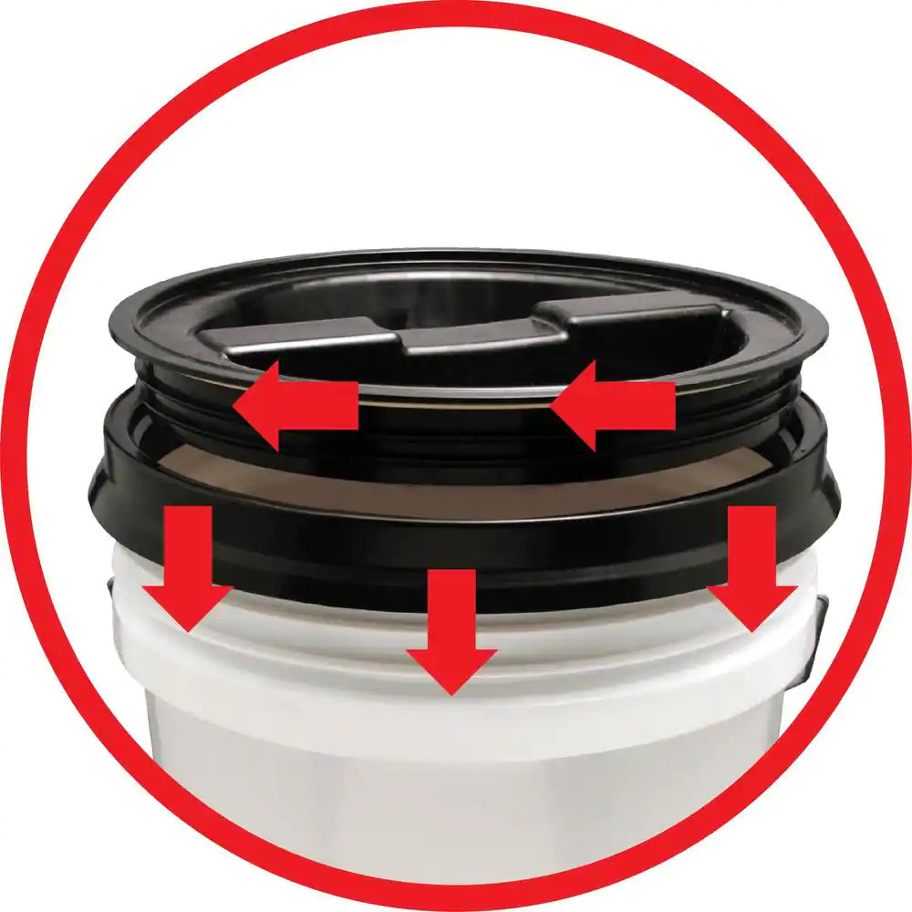5 Gal. Black Paint Bucket Lid