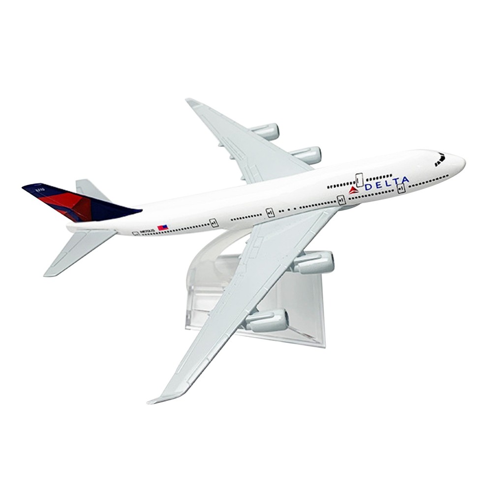 1/400 Scale 16cm Delta B747 Alloy Plane Model,Plane Souvenir Static Display